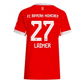 Lacne Ženy Futbalové dres Bayern Munich Konrad Laimer #27 2025-26 Krátky Rukáv - Domáci